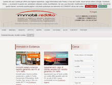 Tablet Screenshot of immobilireddito.com